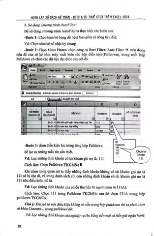  Hướng Dẫn Thực Hành Lập Sổ Sách Kế Toán Báo Cáo Tài Chính Báo Cáo Thuế GTGT Trên Excel 2024 (TBLT 13) - TS.Đặng Văn Sáng 