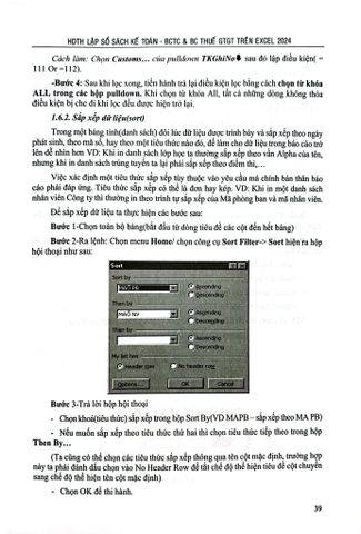  Hướng Dẫn Thực Hành Lập Sổ Sách Kế Toán Báo Cáo Tài Chính Báo Cáo Thuế GTGT Trên Excel 2024 (TBLT 13) - TS.Đặng Văn Sáng 