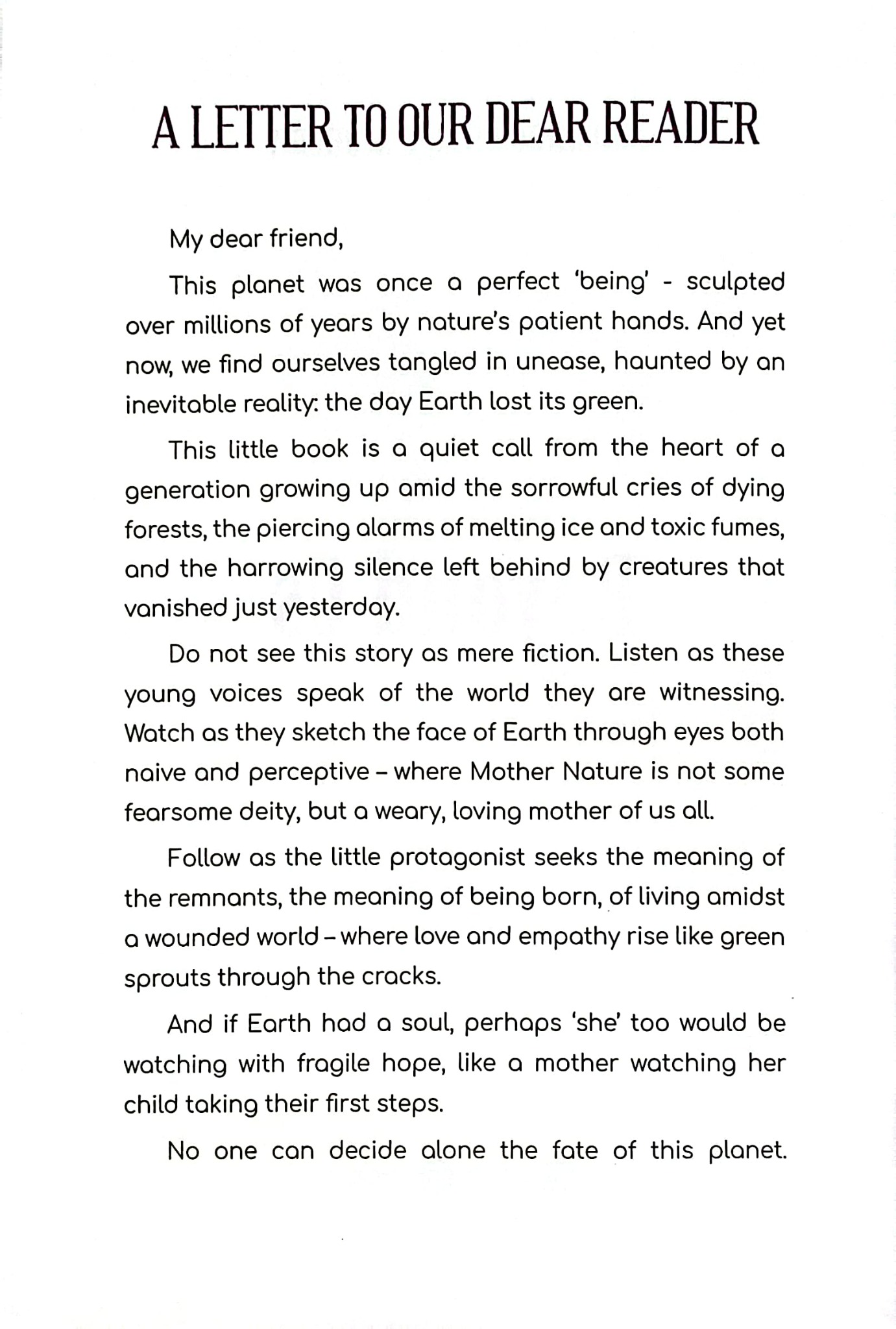 Beyond Us ( Bảng Tiếng Anh Cuốn Sách "Gaia - Con Gái Mẹ Thiên Nhiên" - Sunshine Village Academy