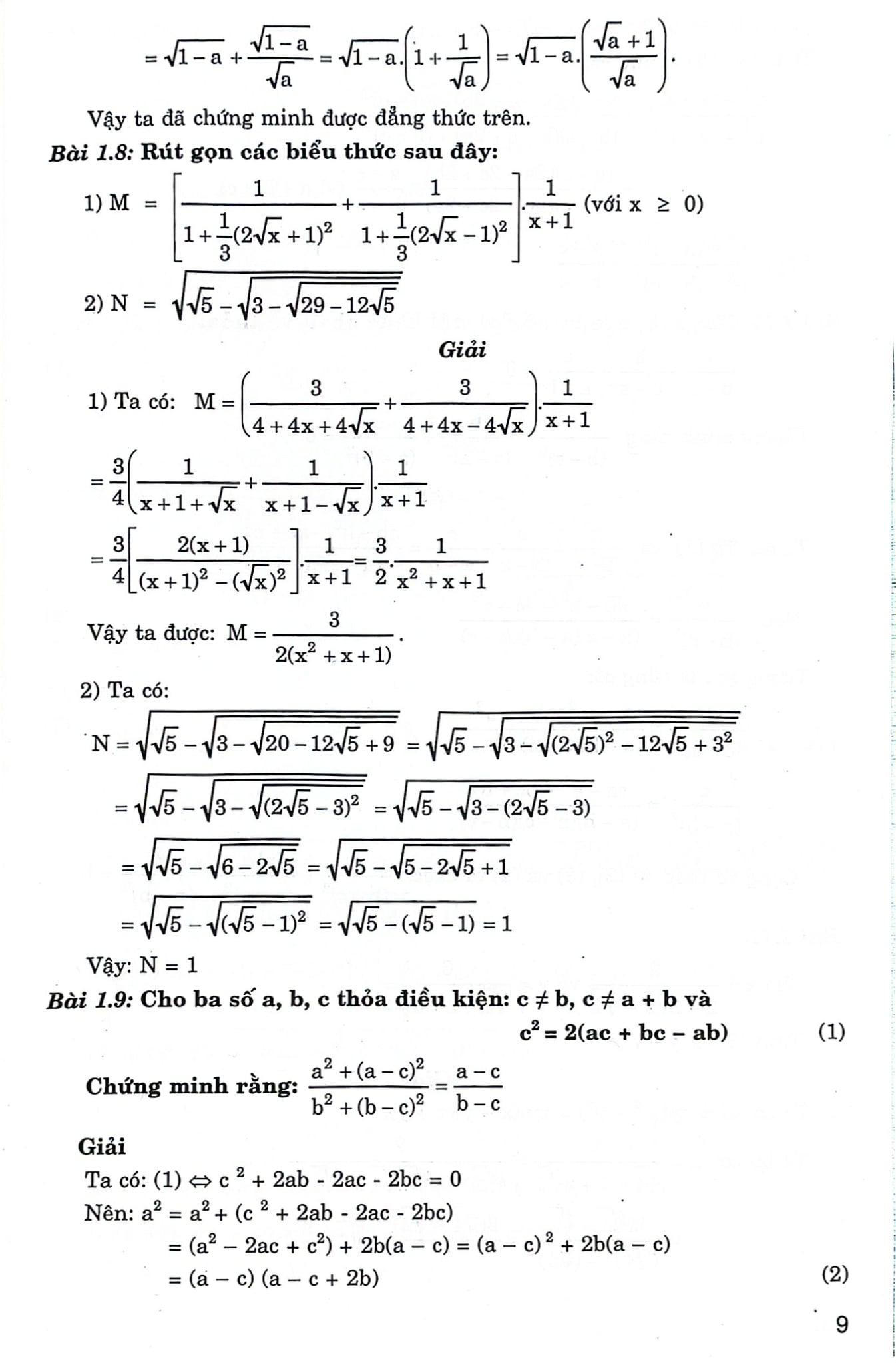 Bồi Dưỡng Học Sinh Giỏi Toán 9 - TS. Nguyễn Cam