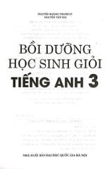 Bồi Dưỡng Học Sinh Giỏi Tiếng Anh 3  -  
Nguyễn Hoàng Thanh Ly