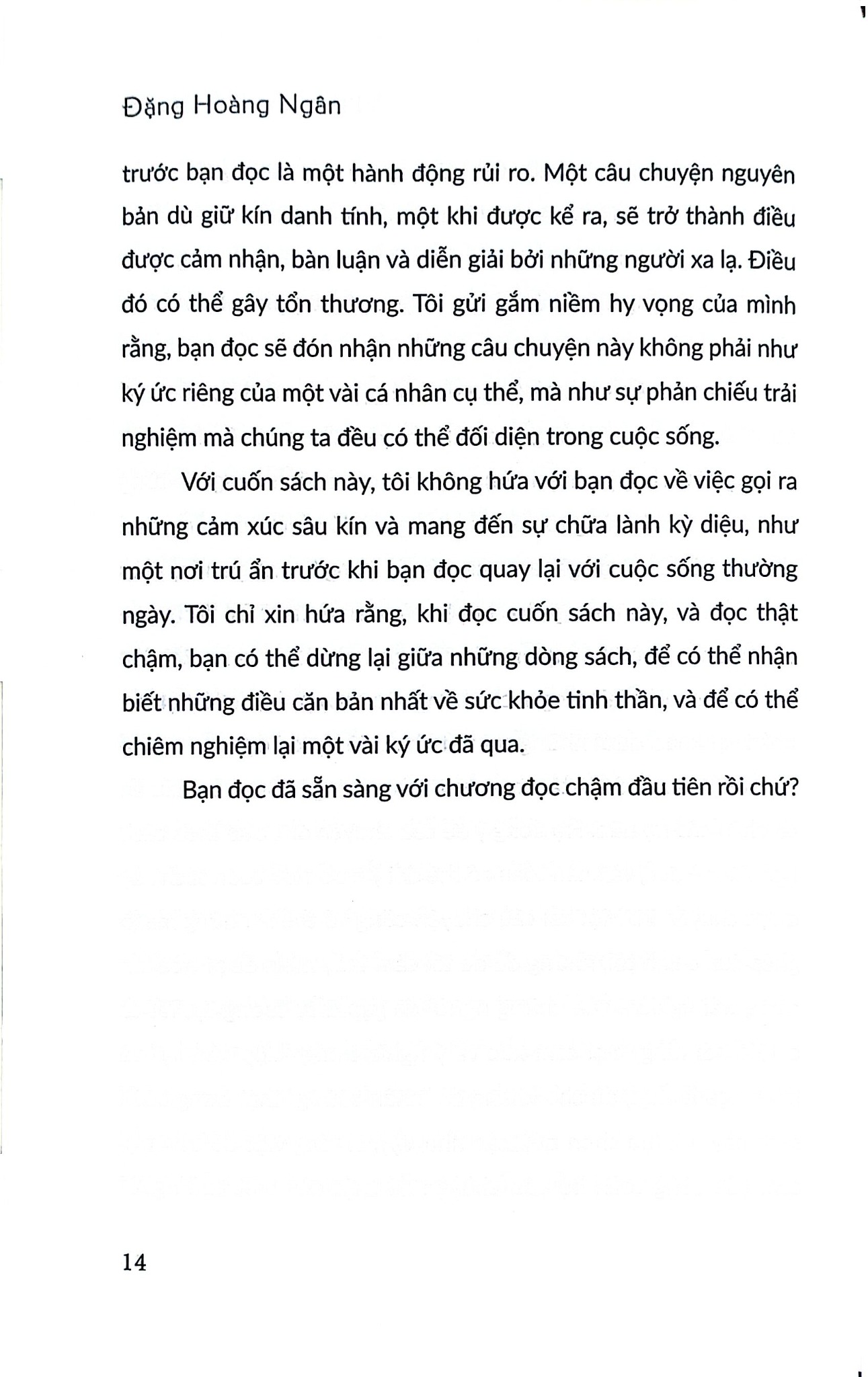 Vì Tâm Hồn Biết Lành Lại -  
Đặng Hoàng Ngân