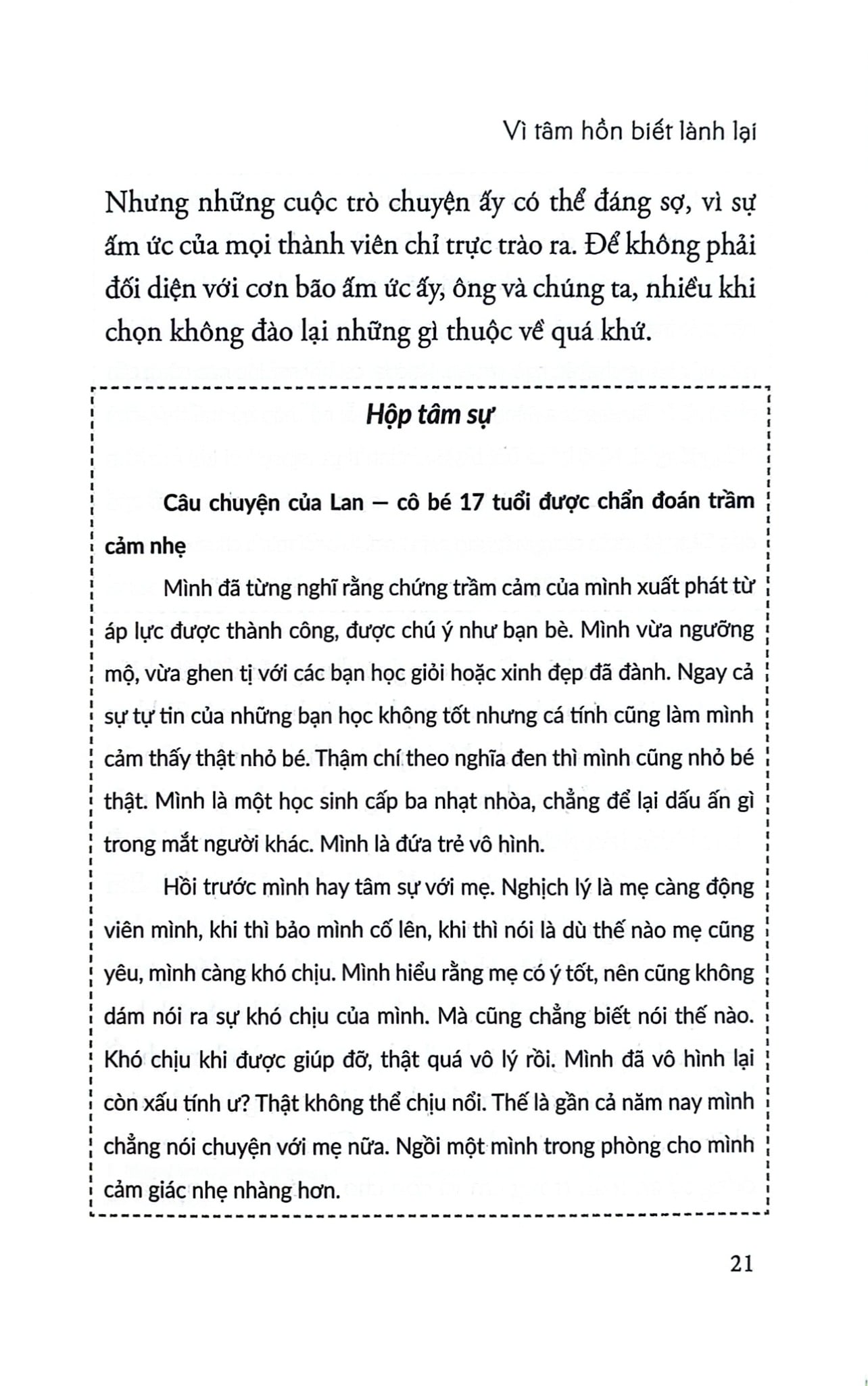 Vì Tâm Hồn Biết Lành Lại -  
Đặng Hoàng Ngân