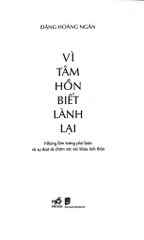 Vì Tâm Hồn Biết Lành Lại -  
Đặng Hoàng Ngân