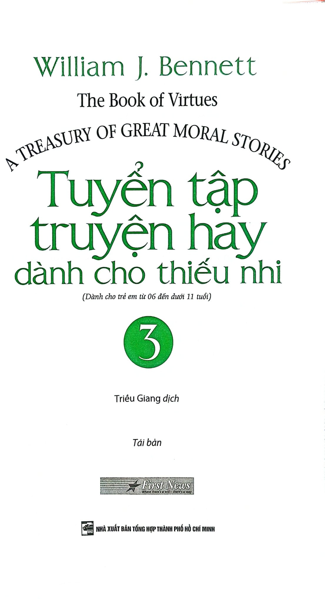 Tuyển Tập Truyện Hay Dành Cho Thiếu Nhi 3 - William J Bennett