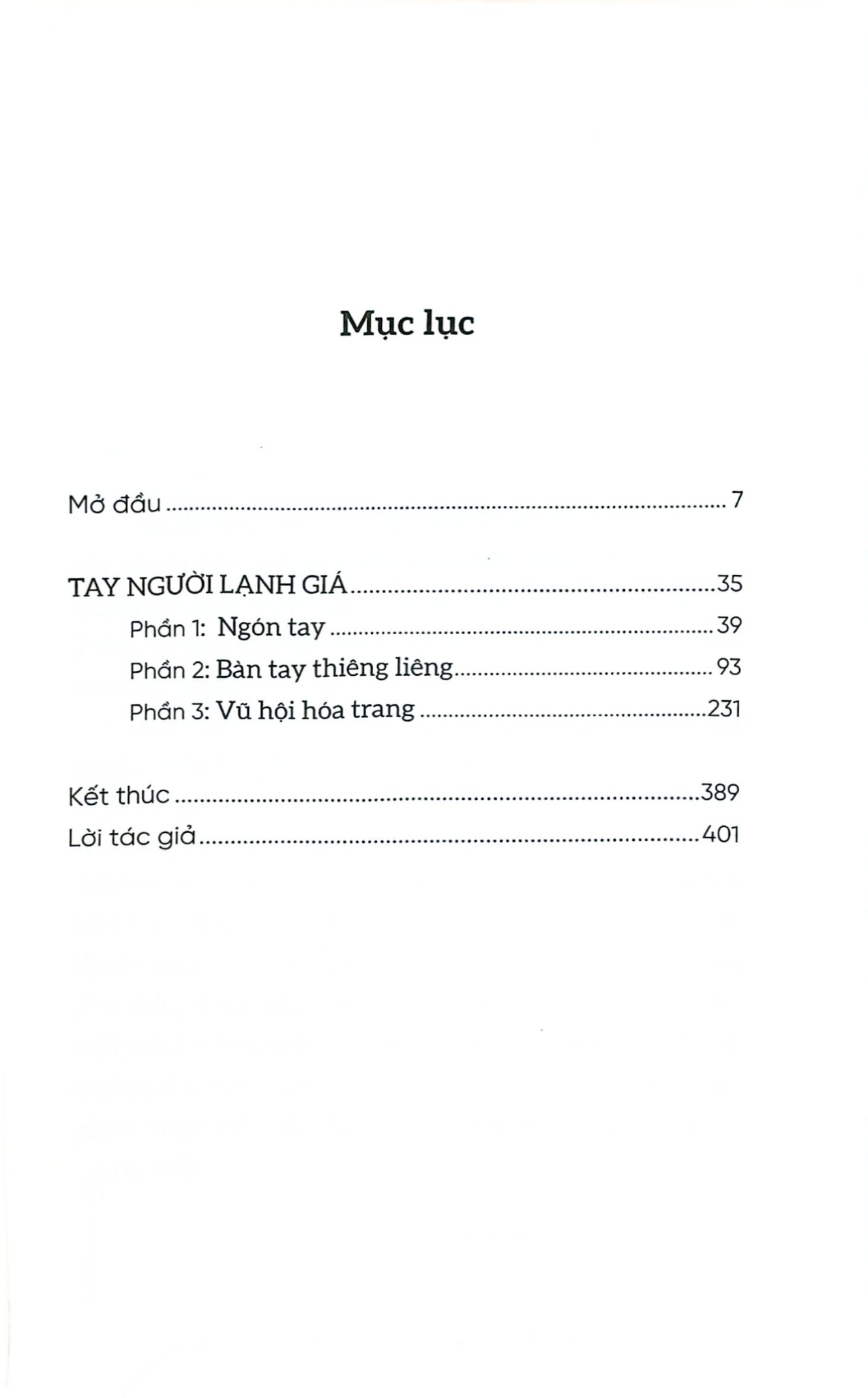 Tay Người Lạnh Giá - 
Han Kang