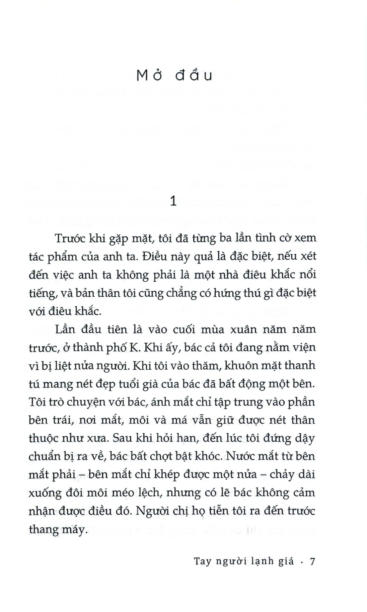 Tay Người Lạnh Giá - 
Han Kang