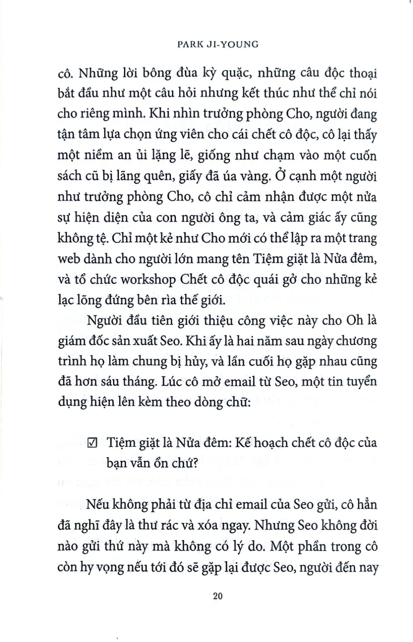 Tiệm Giặt Là Nửa Đêm - Park Ji Young
