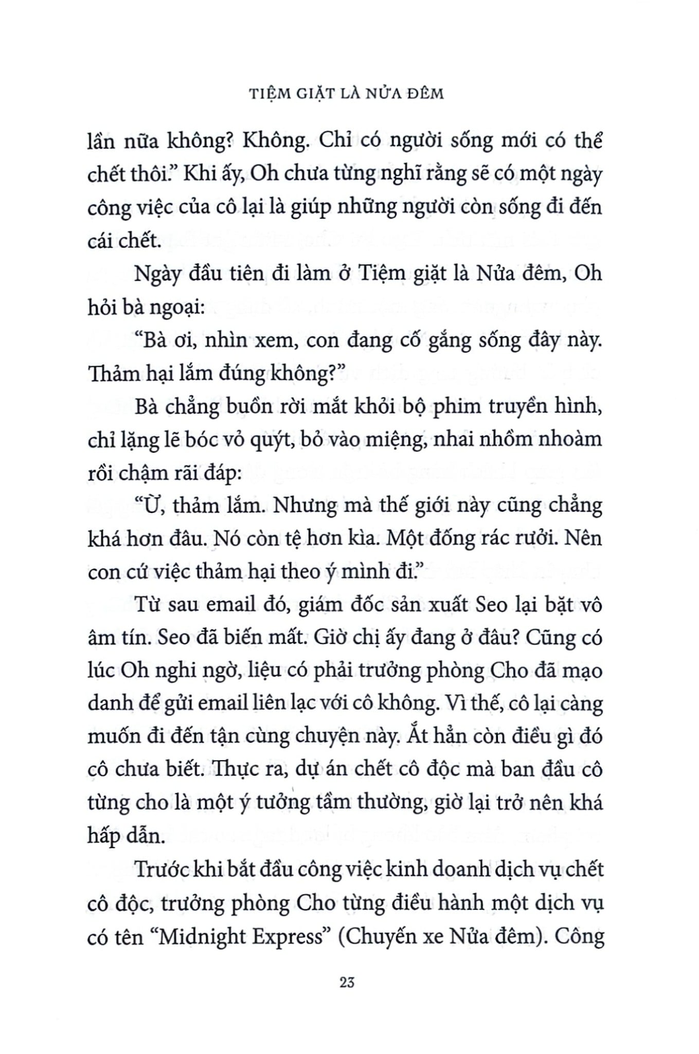 Tiệm Giặt Là Nửa Đêm - Park Ji Young