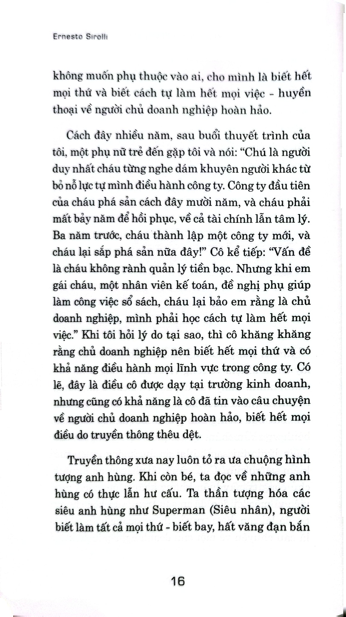 Khởi Nghiệp Không Phải Là Ước Mơ Xa Vời - Ernesto Sirolli, PhD