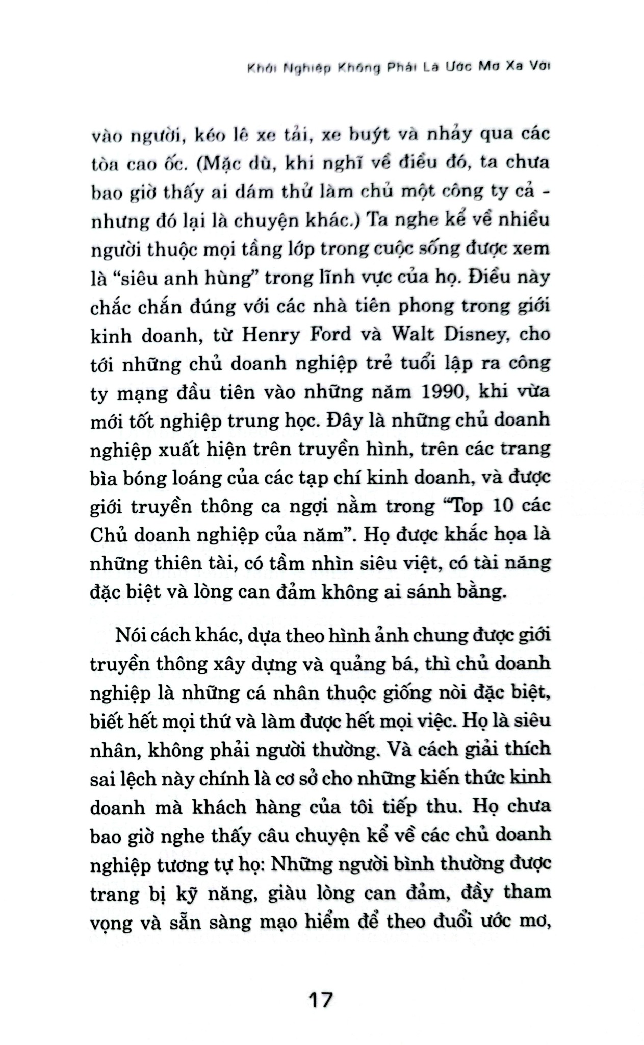 Khởi Nghiệp Không Phải Là Ước Mơ Xa Vời - Ernesto Sirolli, PhD