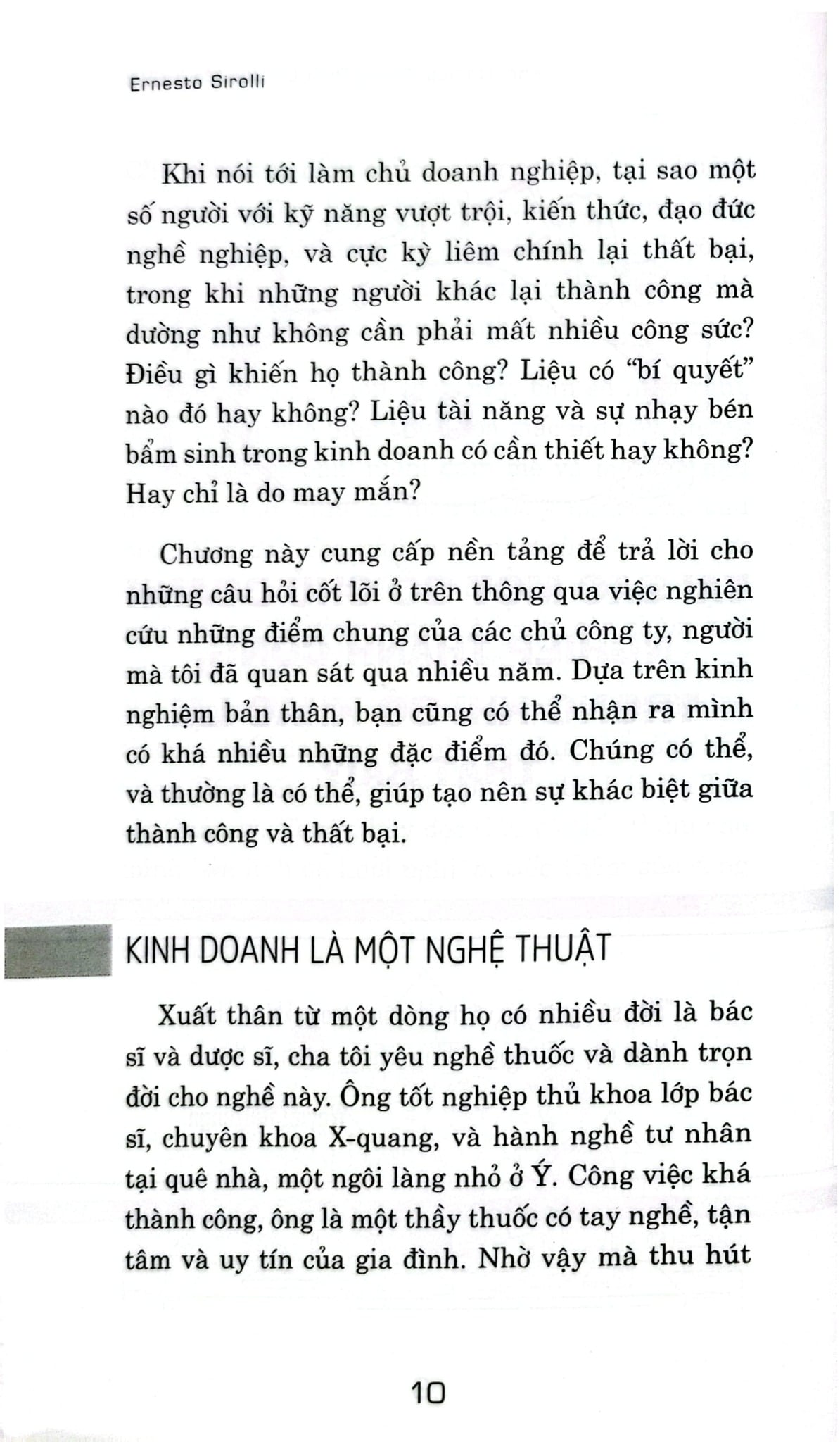 Khởi Nghiệp Không Phải Là Ước Mơ Xa Vời - Ernesto Sirolli, PhD