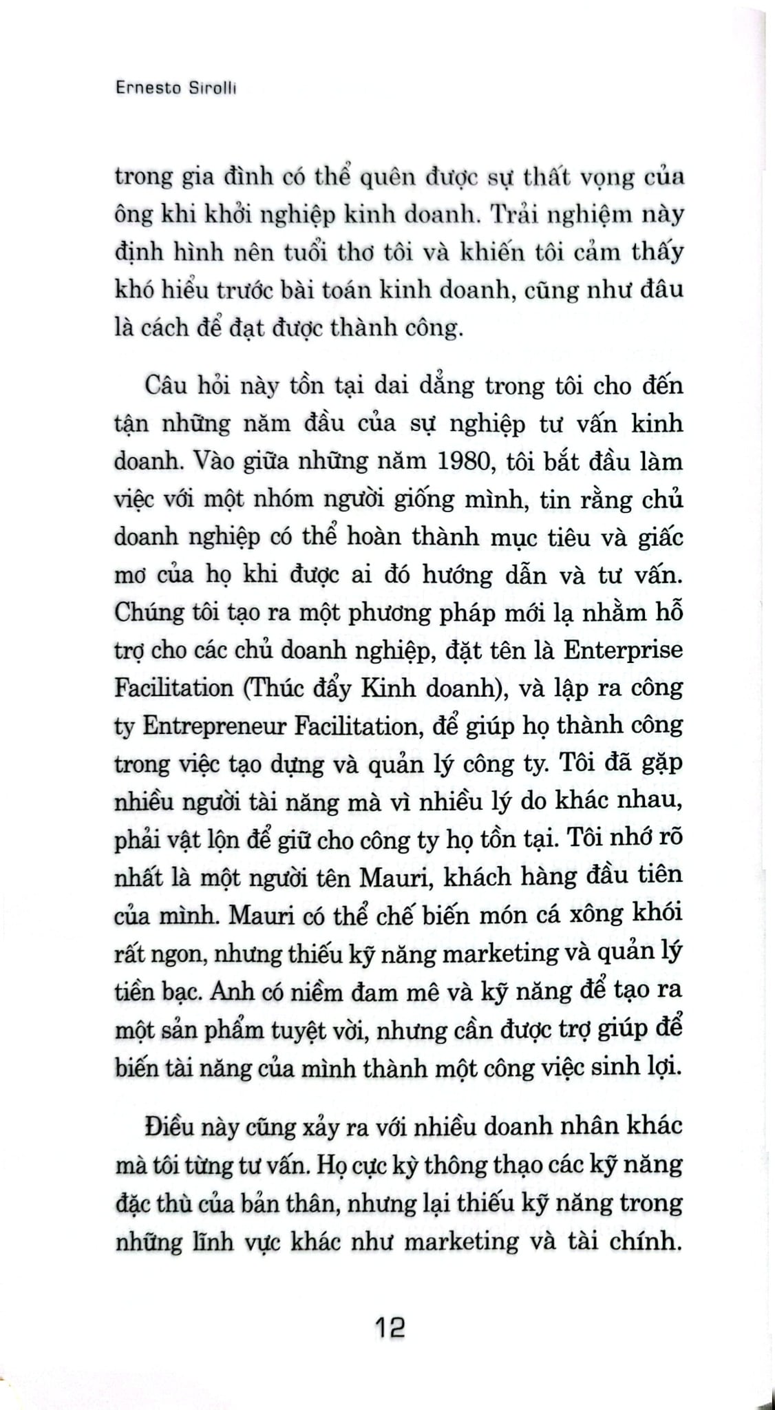 Khởi Nghiệp Không Phải Là Ước Mơ Xa Vời - Ernesto Sirolli, PhD