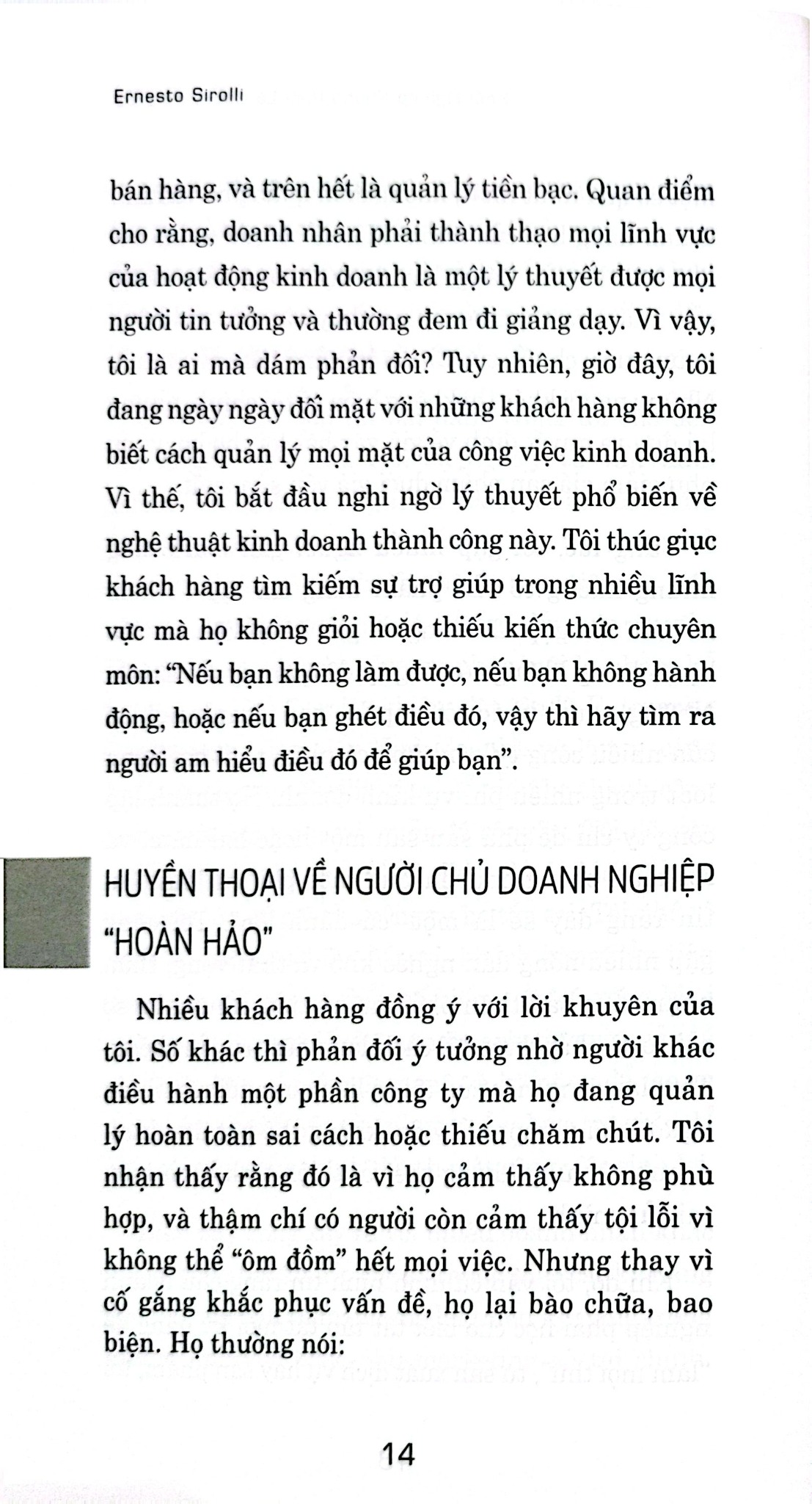Khởi Nghiệp Không Phải Là Ước Mơ Xa Vời - Ernesto Sirolli, PhD
