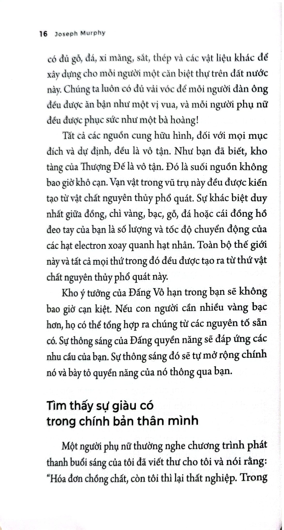 Quyền Năng Vô Hạn Để Giàu Có  - Joseph Murphy