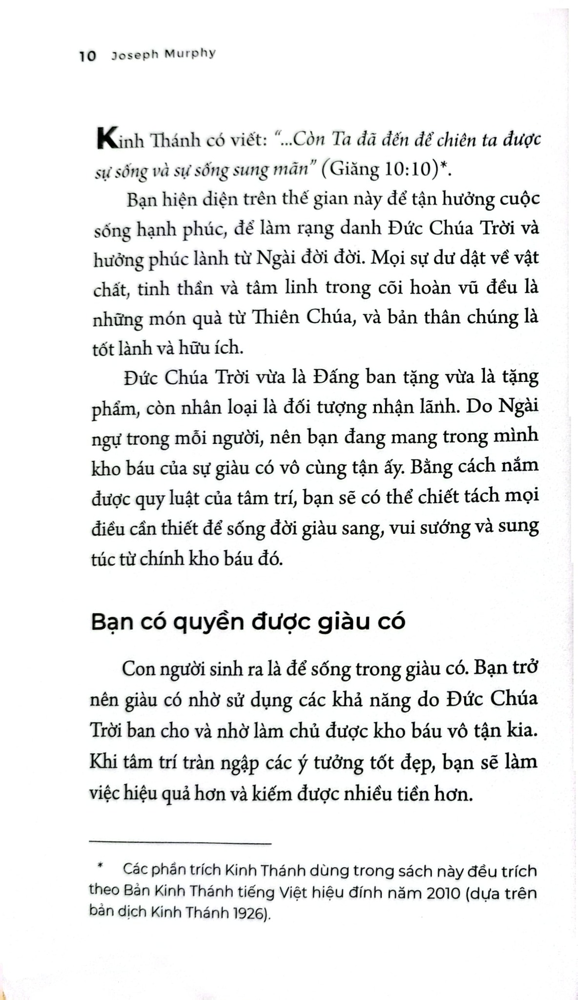 Quyền Năng Vô Hạn Để Giàu Có  - Joseph Murphy
