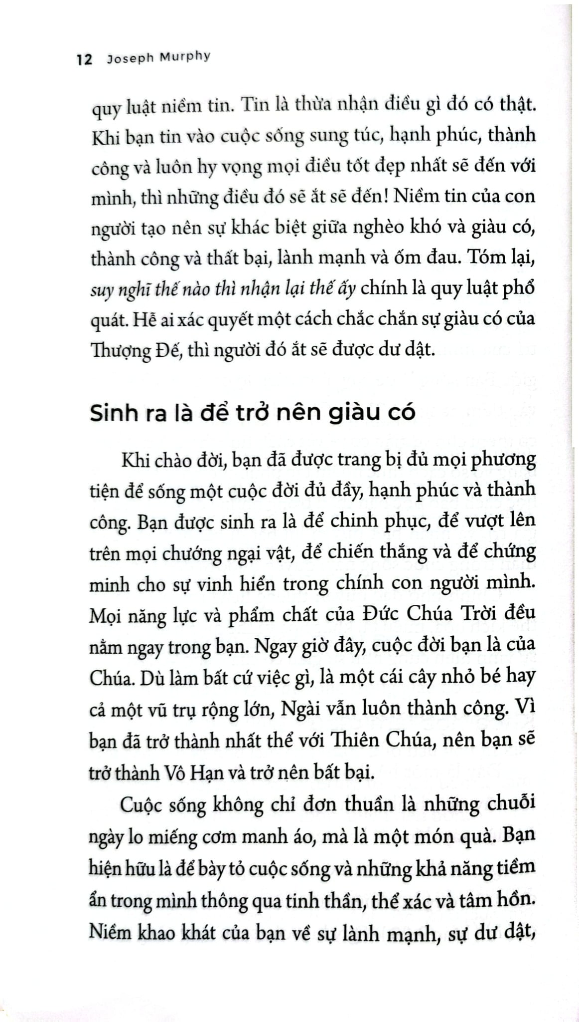 Quyền Năng Vô Hạn Để Giàu Có  - Joseph Murphy