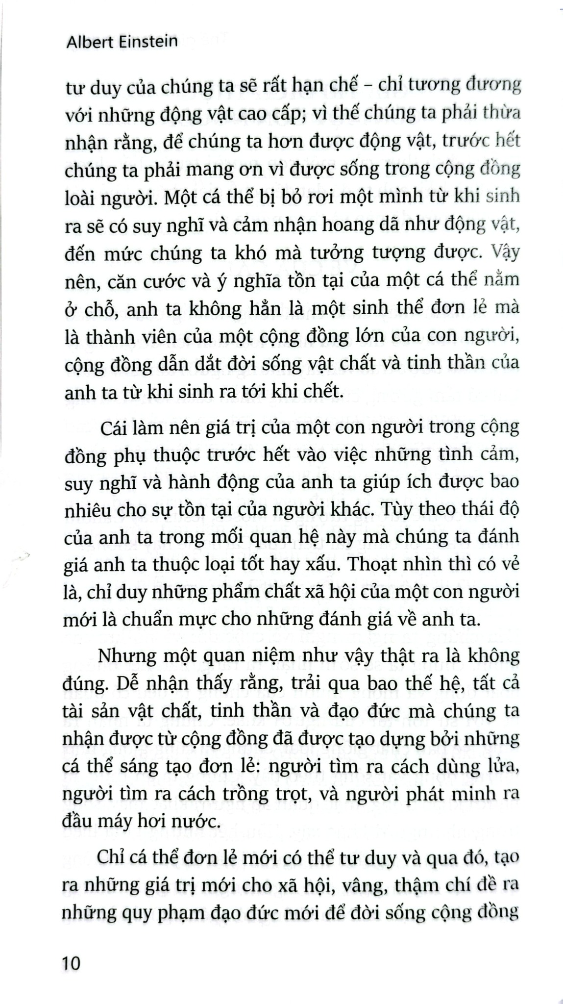 Thế Giới Như Tôi Thấy - The World As I See It - (BC) - Albert Einstein