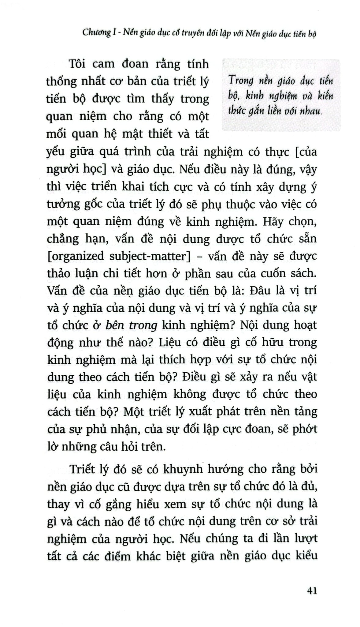Kinh Nghiệm Và Giáo Dục - Experience And Education - John Dewey
