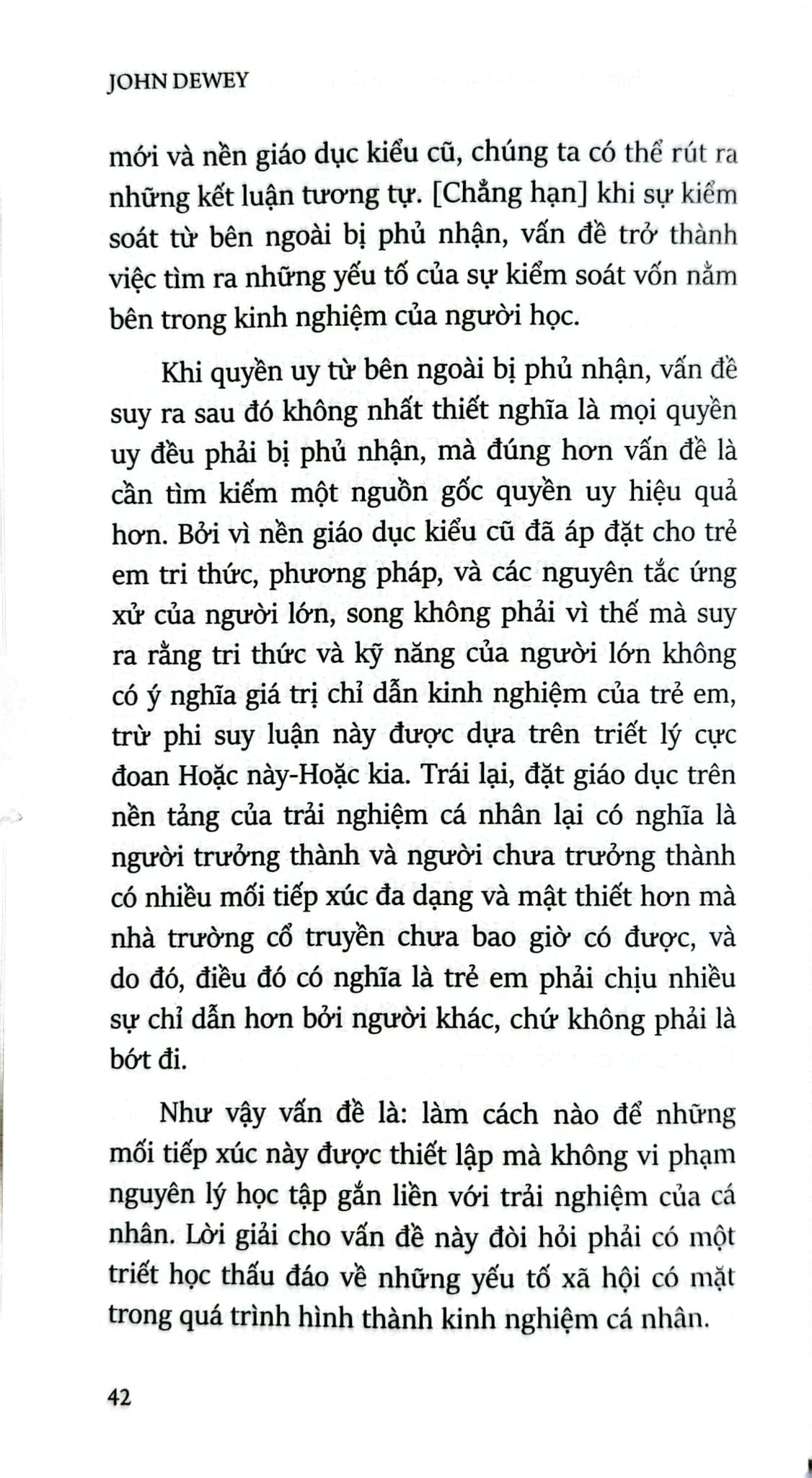 Kinh Nghiệm Và Giáo Dục - Experience And Education - John Dewey
