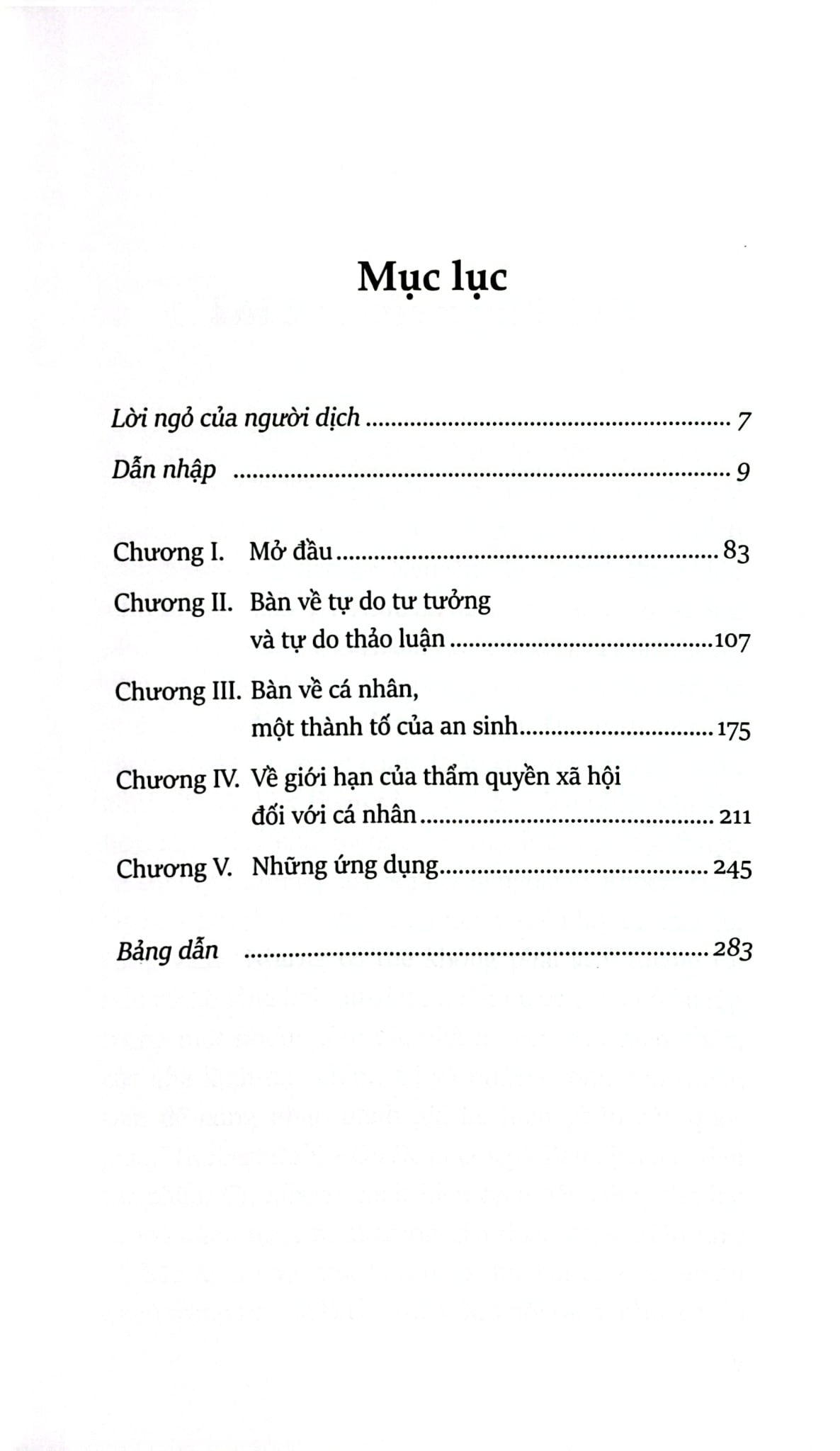 Một Lý Thuyết Về Tự Do - John Stuart Mill