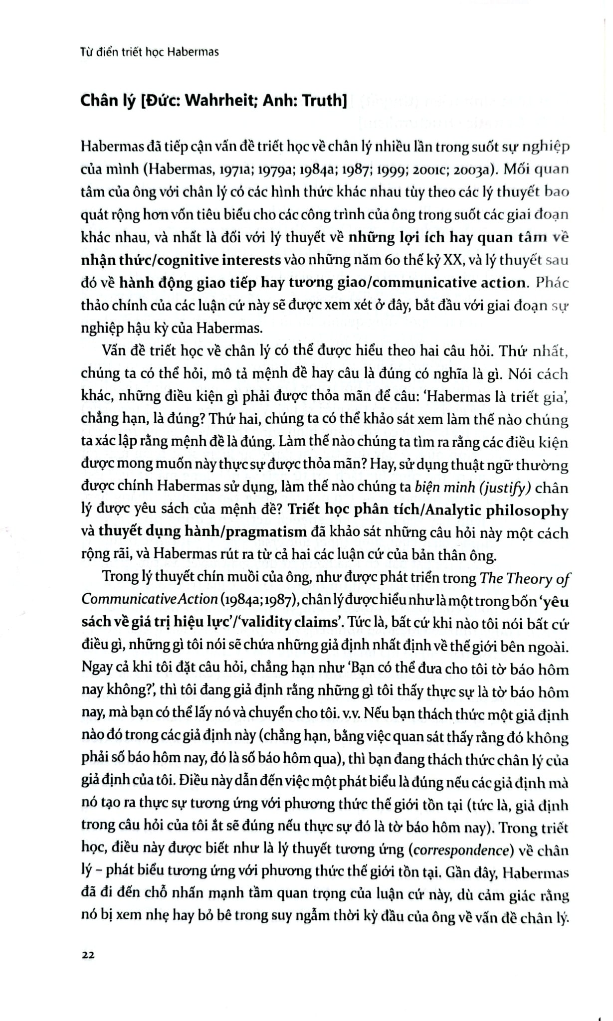 Combo 2 Cuốn Triết Học Habermas + Từ Điển Triết Học Habermas
