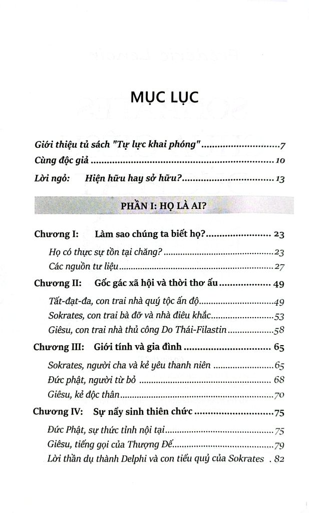 SOKRATES, CHÚA GIÊSU, ĐỨC PHẬT – Ba bậc thầy của cuộc sống