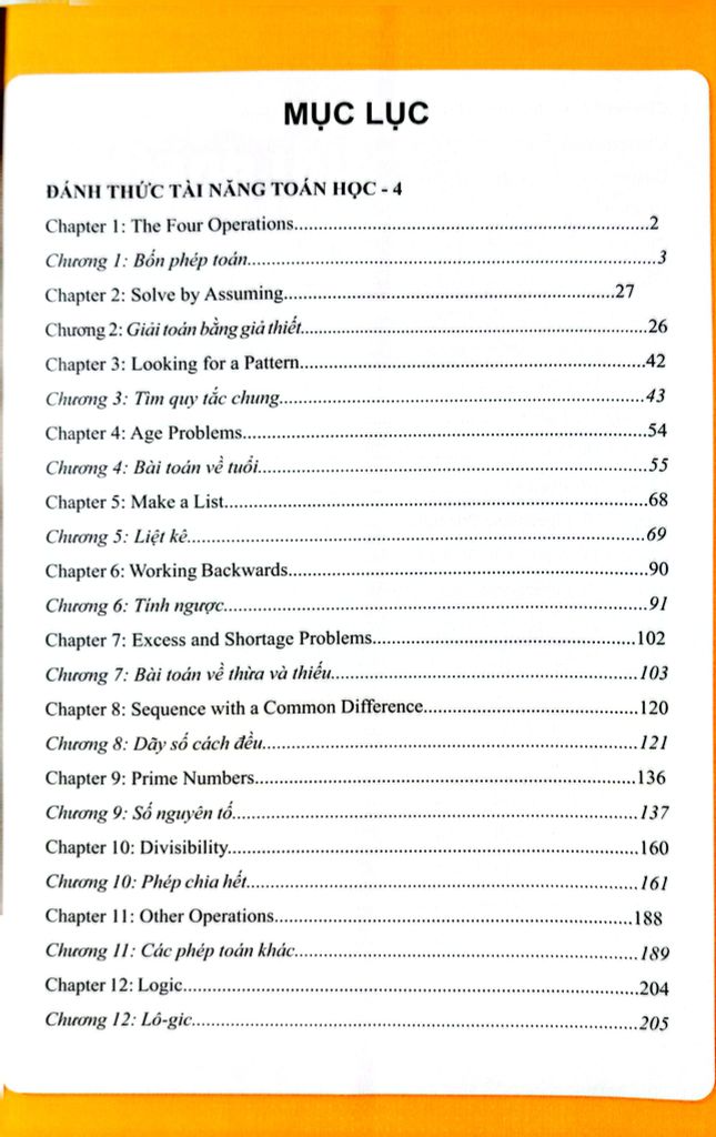 Đánh Thức Tài Năng Toán Học Tập 4 (10 - 12 Tuổi) - Terry Chew