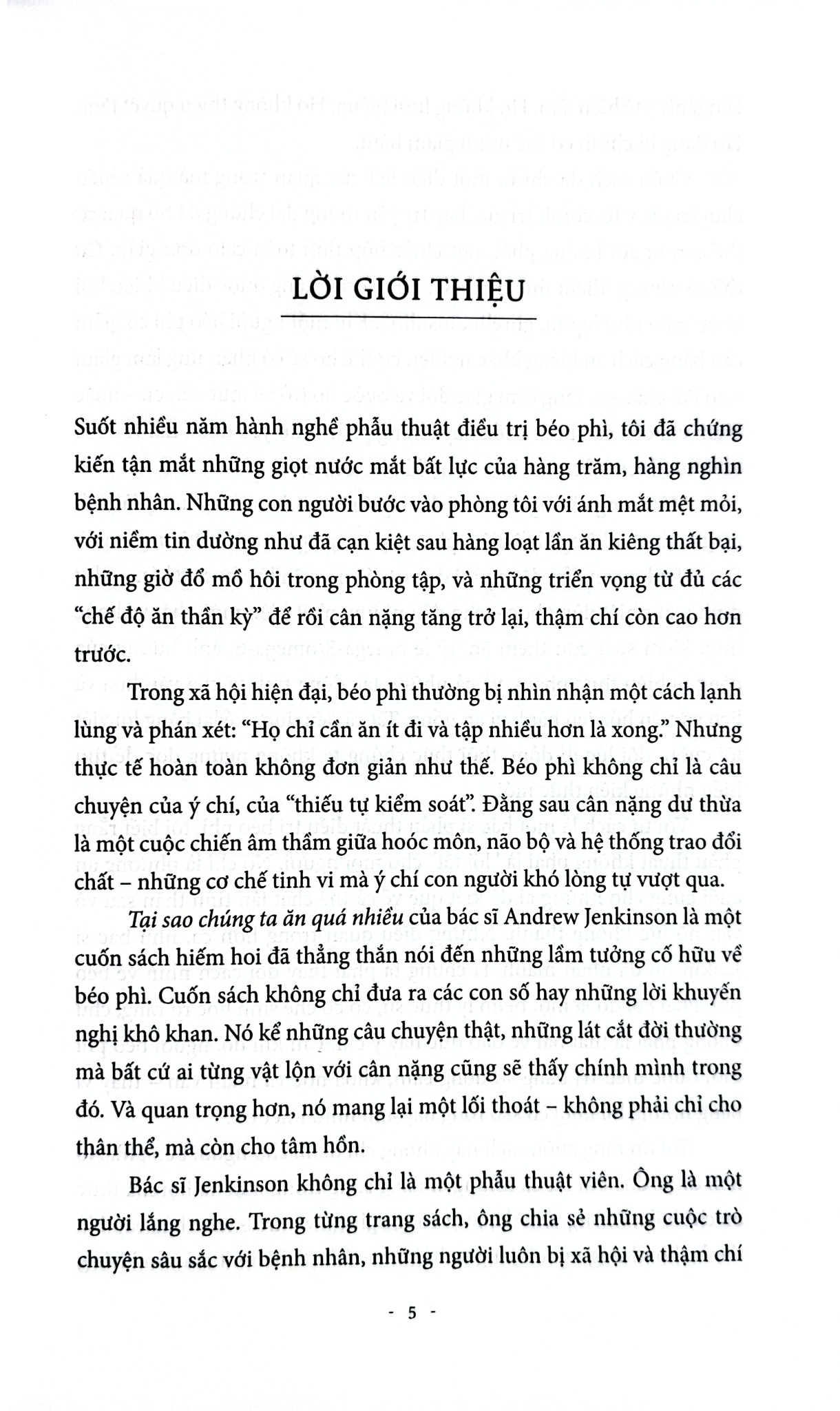 Tại Sao Chúng Ta Ăn Quá Nhiều - Khoa Học Mới Về Sự Thèm Ăn Và Chứng Béo Phì - Bác sĩ Andrew Jenkinson