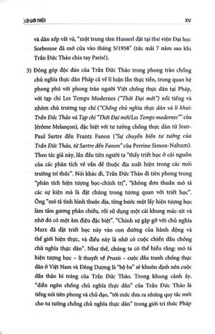  Hành Trình Của Trần Đức Thảo - Hiện Tượng Học Và Chuyển Giao Văn Hóa (Bìa Cứng) - Jocelyn Benoist 