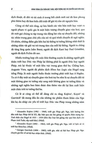  Hành Trình Của Trần Đức Thảo - Hiện Tượng Học Và Chuyển Giao Văn Hóa (Bìa Cứng) - Jocelyn Benoist 