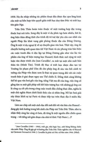  Hành Trình Của Trần Đức Thảo - Hiện Tượng Học Và Chuyển Giao Văn Hóa (Bìa Cứng) - Jocelyn Benoist 