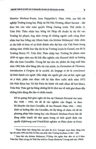  Hành Trình Của Trần Đức Thảo - Hiện Tượng Học Và Chuyển Giao Văn Hóa (Bìa Cứng) - Jocelyn Benoist 