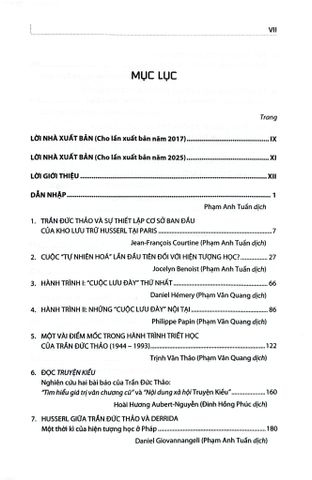  Hành Trình Của Trần Đức Thảo - Hiện Tượng Học Và Chuyển Giao Văn Hóa (Bìa Mềm) - Jocelyn Benoist 