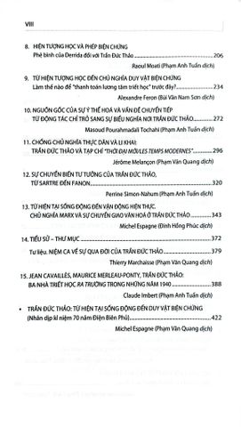  Hành Trình Của Trần Đức Thảo - Hiện Tượng Học Và Chuyển Giao Văn Hóa (Bìa Cứng) - Jocelyn Benoist 