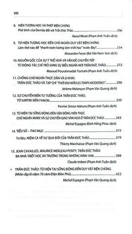  Hành Trình Của Trần Đức Thảo - Hiện Tượng Học Và Chuyển Giao Văn Hóa (Bìa Mềm) - Jocelyn Benoist 