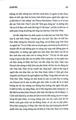  Hành Trình Của Trần Đức Thảo - Hiện Tượng Học Và Chuyển Giao Văn Hóa (Bìa Mềm) - Jocelyn Benoist 