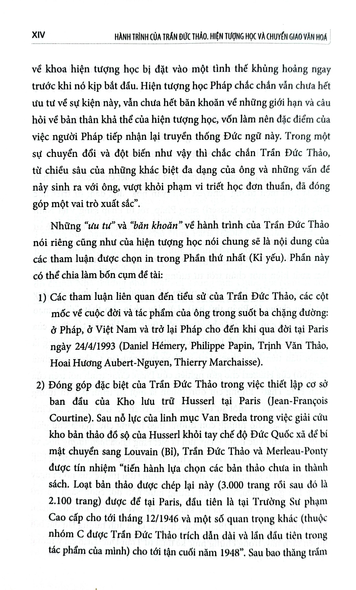 Hành Trình Của Trần Đức Thảo - Hiện Tượng Học Và Chuyển Giao Văn Hóa (Bìa Mềm) - Jocelyn Benoist