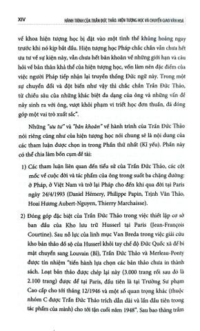  Hành Trình Của Trần Đức Thảo - Hiện Tượng Học Và Chuyển Giao Văn Hóa (Bìa Mềm) - Jocelyn Benoist 
