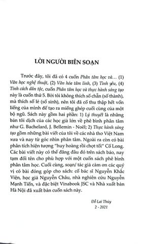  Phân Tâm Học Và Thực Hành Sáng Tạo - G.Bachelard, J.Bellemin - Noel 