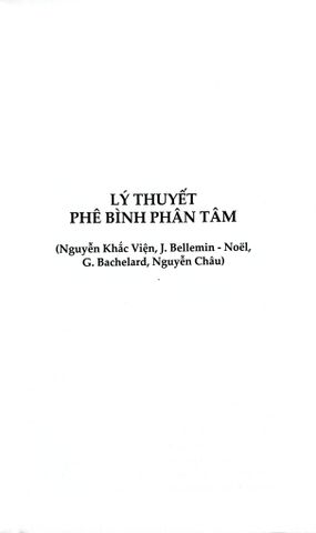  Phân Tâm Học Và Thực Hành Sáng Tạo - G.Bachelard, J.Bellemin - Noel 