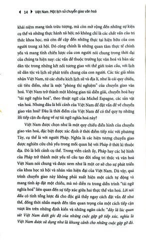  Việt Nam - Một Lịch Sử Chuyển Giao Văn Hoá (Bìa Cứng) - Hoai Huong Aubert-Nguyen và Michel Espagne (CB) 