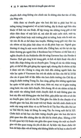  Việt Nam - Một Lịch Sử Chuyển Giao Văn Hoá (Bìa Mềm) - Hoai Huong Aubert-Nguyen và Michel Espagne (CB) 
