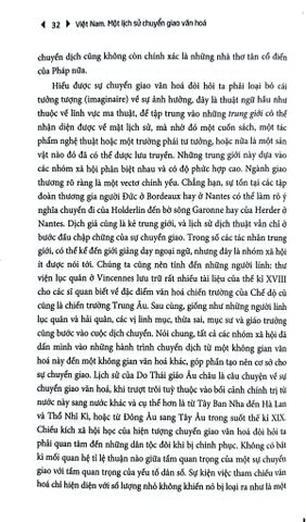  Việt Nam - Một Lịch Sử Chuyển Giao Văn Hoá (Bìa Cứng) - Hoai Huong Aubert-Nguyen và Michel Espagne (CB) 
