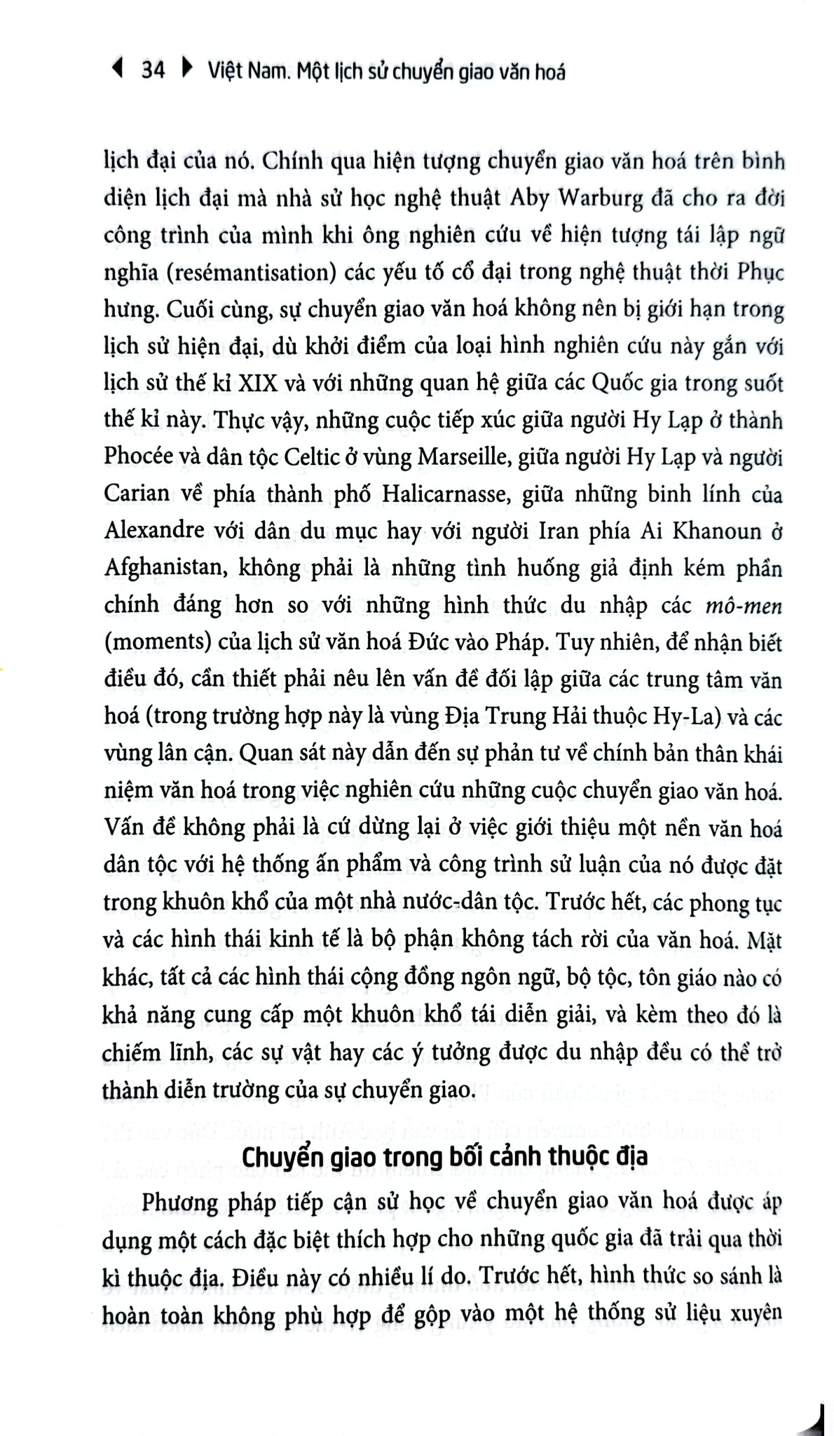 Việt Nam - Một Lịch Sử Chuyển Giao Văn Hoá (Bìa Cứng) - Hoai Huong Aubert-Nguyen và Michel Espagne (CB)