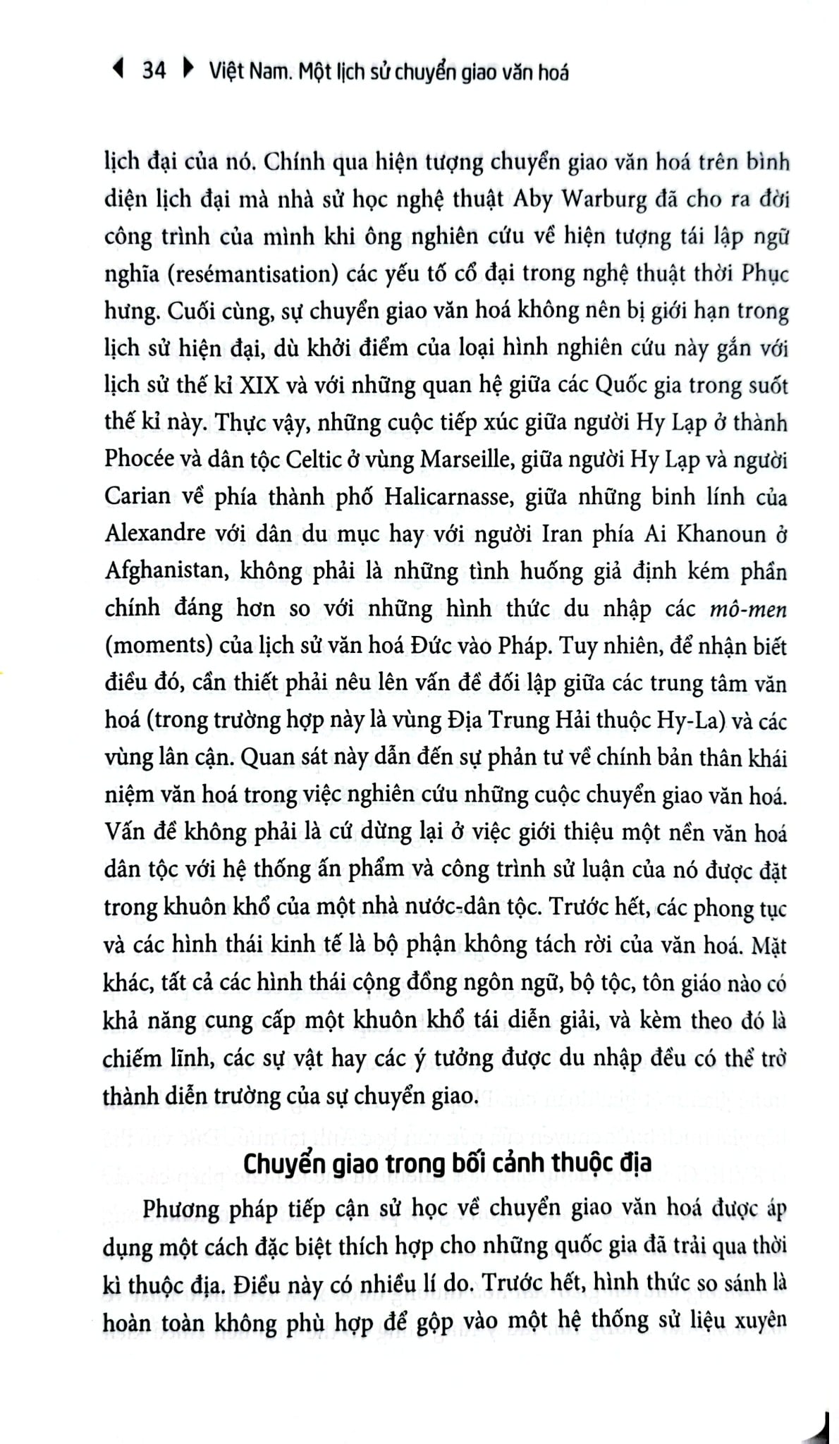 Việt Nam - Một Lịch Sử Chuyển Giao Văn Hoá (Bìa Mềm) - Hoai Huong Aubert-Nguyen và Michel Espagne (CB)