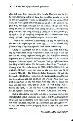  Việt Nam - Một Lịch Sử Chuyển Giao Văn Hoá (Bìa Mềm) - Hoai Huong Aubert-Nguyen và Michel Espagne (CB) 