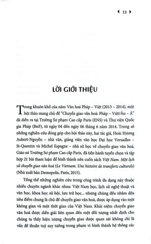  Việt Nam - Một Lịch Sử Chuyển Giao Văn Hoá (Bìa Cứng) - Hoai Huong Aubert-Nguyen và Michel Espagne (CB) 