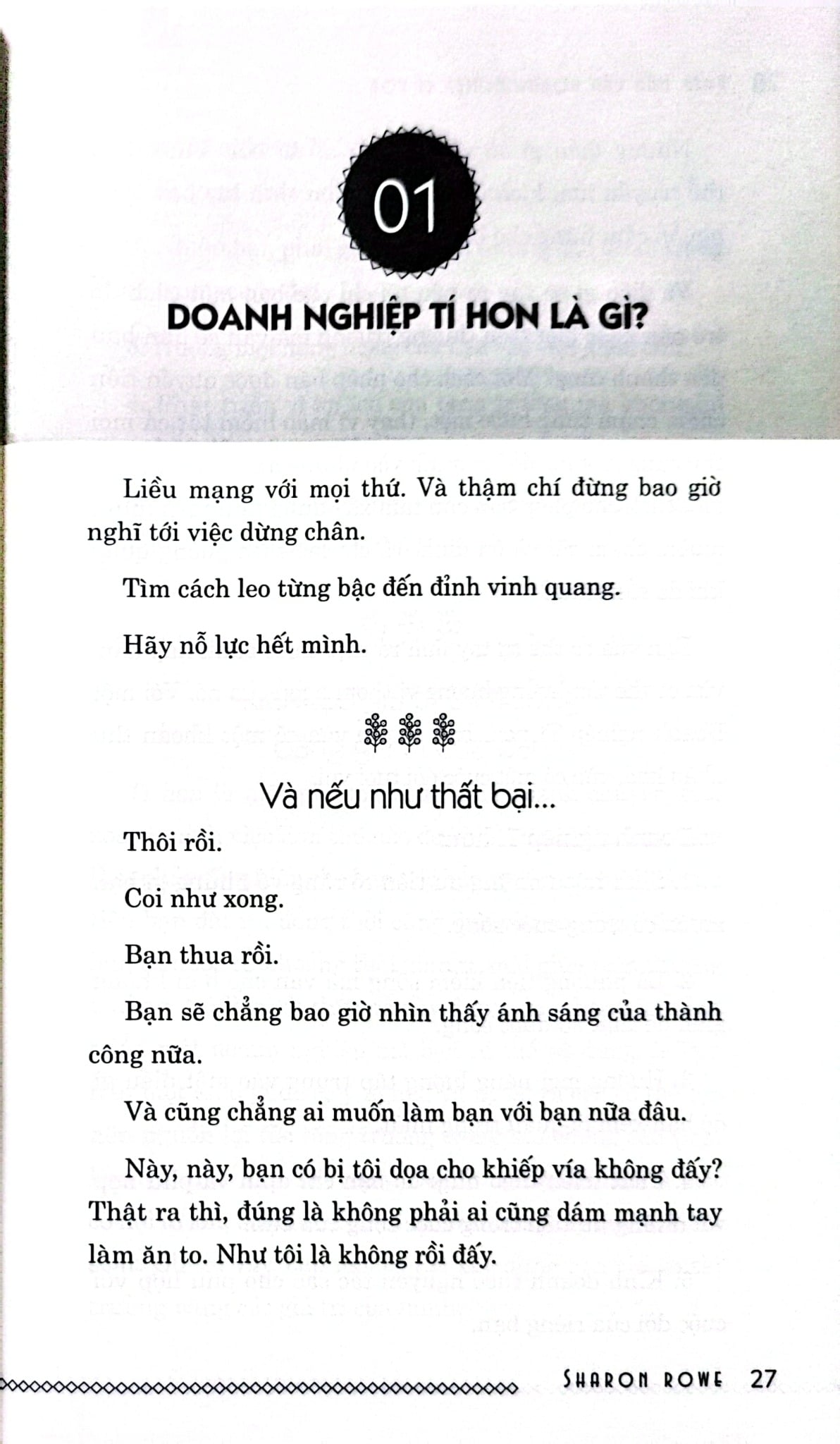 Phép Mầu Của Doanh Nghiệp Tí Hon - Sharon Rowe