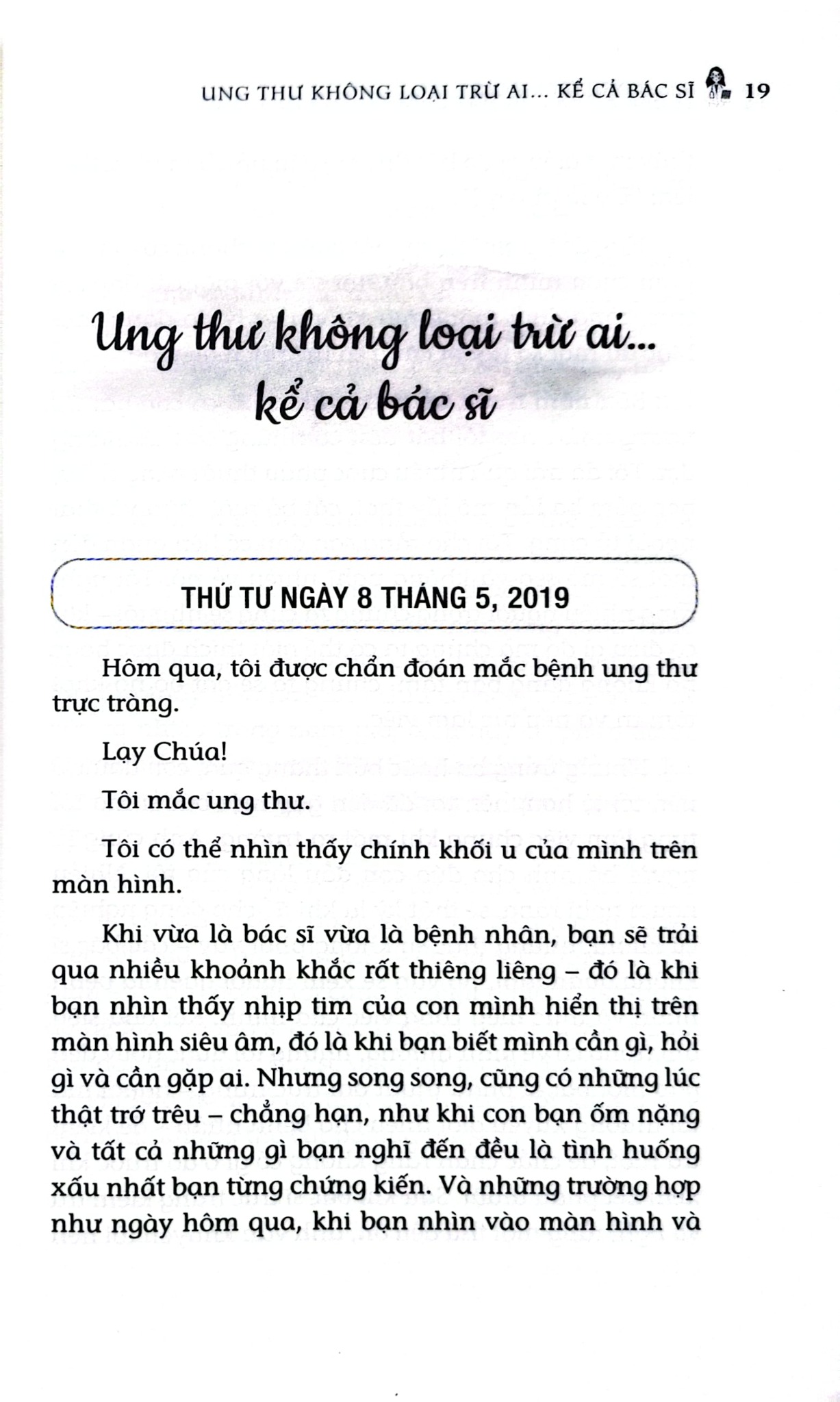 Ung Thư Không Loại Trừ Ai... Kể Cả Bác Sĩ - DR Philippa Kaye